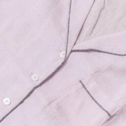 Blush Pink Night Shirt -Lake Shop Blush Pink Night Shirt Button Detail Piglet in Bed
