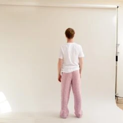 Men's Orchid Gingham Linen Pajama Pants -Lake Shop EG PIGLET ECOMM LOWRES 0736