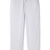 Lake Men's Pima Pajama Pants In Gray Stripe -Lake Shop Gray Mens Pima Drawstring