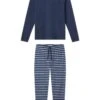 Lake Men's Pima Pocket Long-Long Set In Navy Breton Stripe -Lake Shop LAKE Fall2023 Men sPocketPimaLL NavyBretonStripe 1200x1800 c33f7b2c 782d 4c6e ad1a e060d8407f09