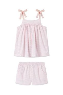 Lake Day Shorts Set In English Rose Blockprint