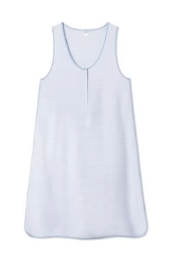 Lake Pima Maternity Tank Gown In French Blue