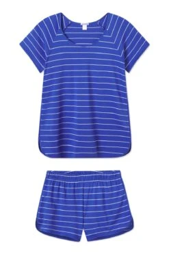 Lake Pima Shorts Set In True Cobalt