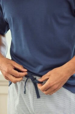 Lake Men's Pima Pajama Shorts Set In Classic Navy -Lake Shop LAKE Webcrop Summer23 MensPimaShortsSet TrueNavy 1824 63815618 9bae 4e4e b3ab 74d2e2476ee8