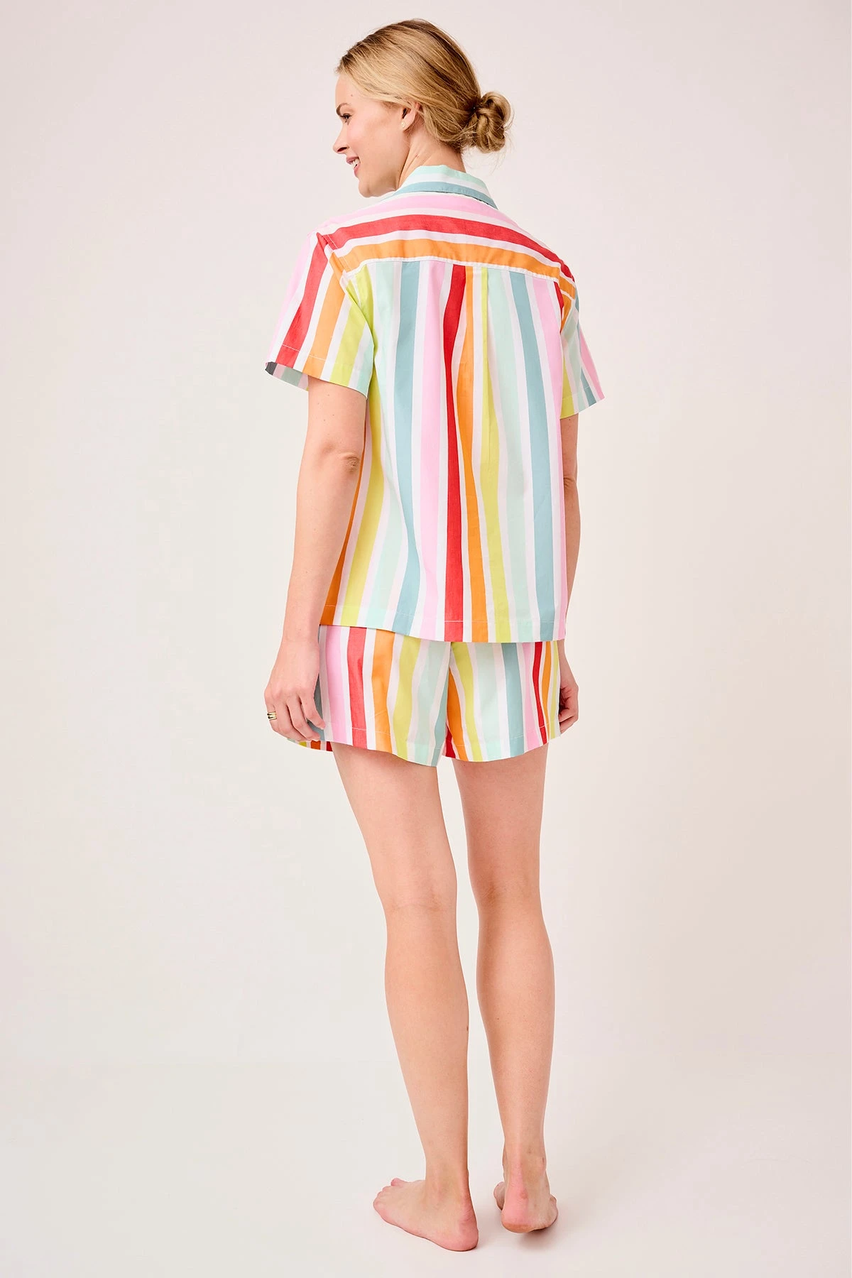 Lake Sadie Shorts Set In Rainbow Stripe 7 Lake Sadie Shorts Set In Rainbow Stripe - Image 5