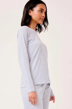 Lake Pima Long-Long Weekend Set In Classic Navy -Lake Shop LAKE Webcrop 0094 LAKE Fall23 Studio PimaLong LongSet ClassicNavy 0086