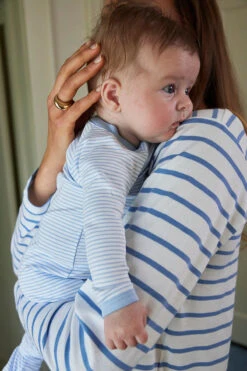 Lake Baby Sleeper In French Blue -Lake Shop LAKE Website WebCrop Baby 4030