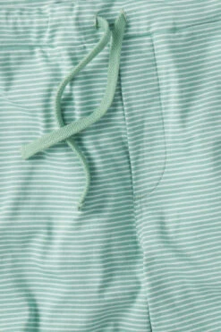 Lake Men's Pima Pajama Shorts Set In Spruce -Lake Shop LAKE Website WebCrop Spring2023 Fabrics Pima SpruceStripe