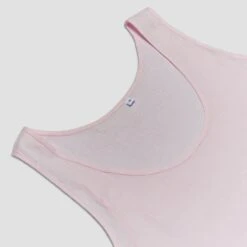 Blush Pink Nightgown -Lake Shop Linen Pajama Night Dress Blush Piglet in Bed 1