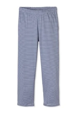 Lake Men's Pima Pajama Pants In True Navy