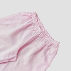 Blush Pink Linen Pajama Pants -Lake Shop Piglet in Bed Blush Pink Linen Pyjama Trousers 3 d6c009a5 4e3b 418a 870f 333396f911e8