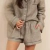 Gray Linen Pajama Shorts -Lake Shop Piglet in Bed Linen Pyjama Shorts Set Grey 2 a8c10f5c a370 4e9b b245 49b782a8f86f 1
