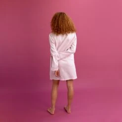 Blush Pink Night Shirt -Lake Shop PigletinBed LinenNightShirt BlushPink 3 1