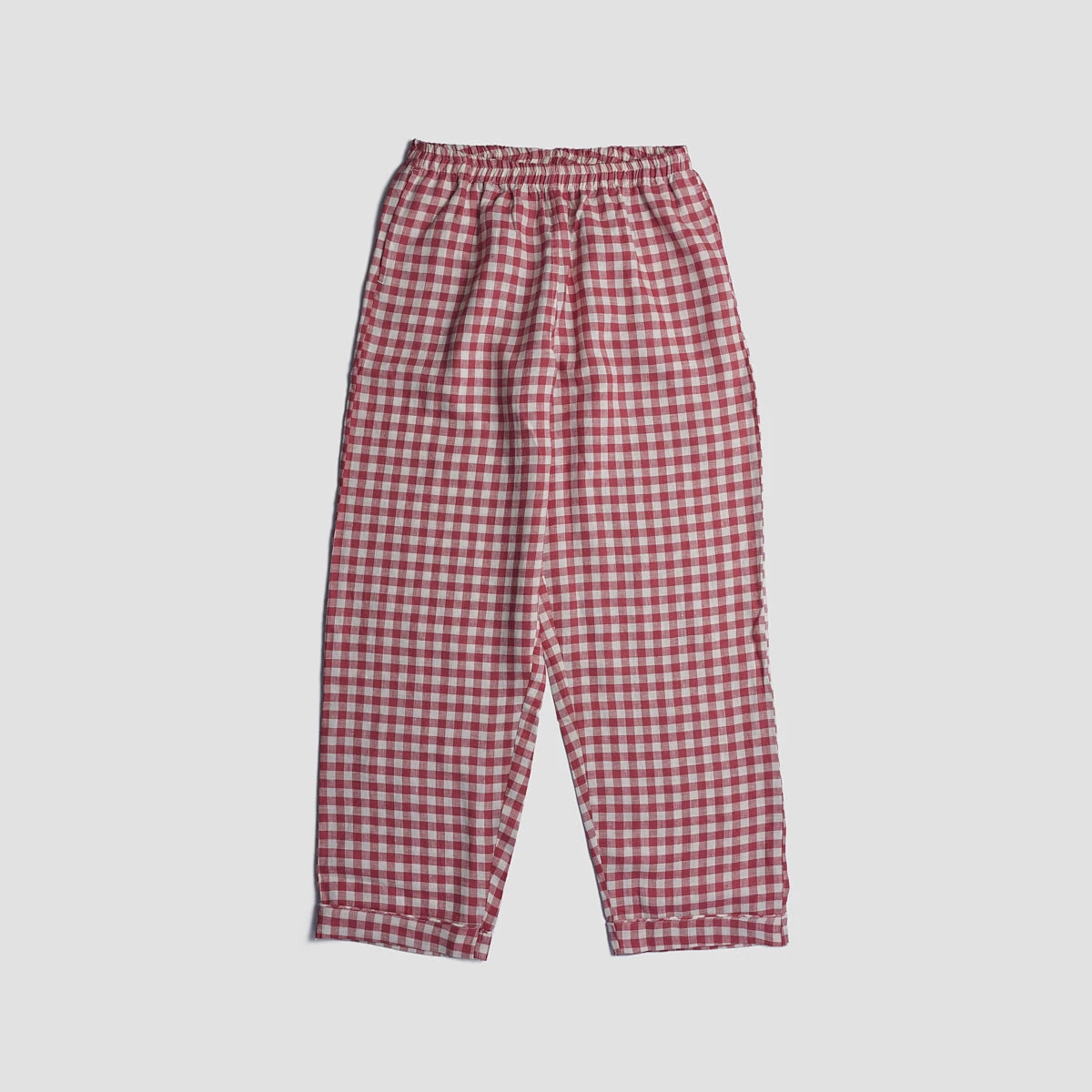 Men's Mineral Red Gingham Pajama Pants 5 Men's Mineral Red Gingham Pajama Pants - Image 3