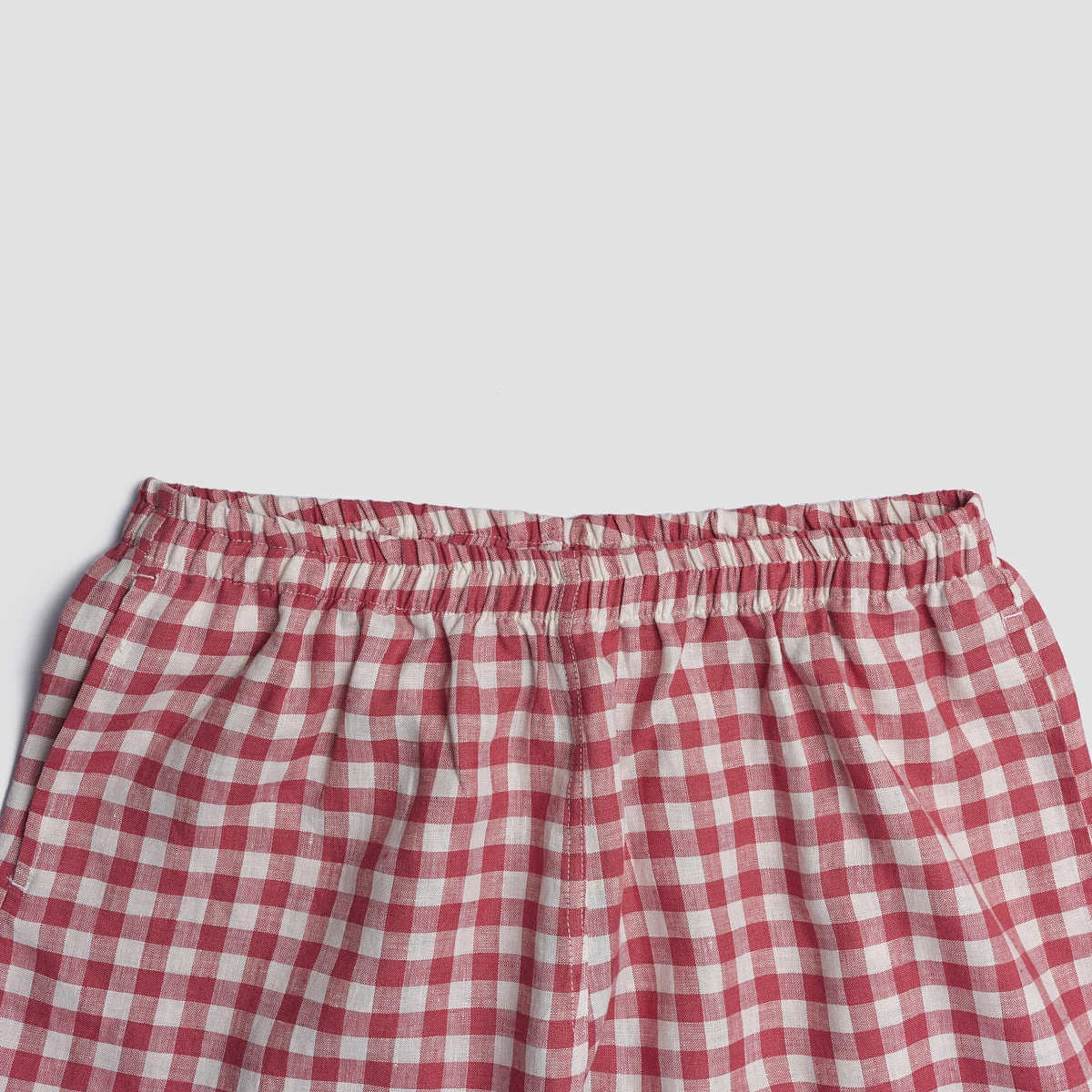 Mineral Red Gingham Pajama Pants 5 Mineral Red Gingham Pajama Pants - Image 3