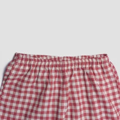 Men's Mineral Red Gingham Pajama Set -Lake Shop PigletinBed LinenPyjamaTrousers MineralRedGingham 2 greyBG 847bbb8b 2cec 467a 99cc 470965ea2e74