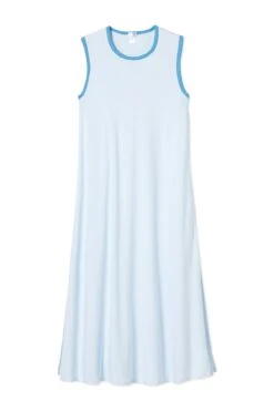 Lake Pima Midi Tank Gown In Atlantic