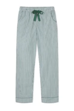 Lake Men's Poplin Pajama Pants In Evergreen