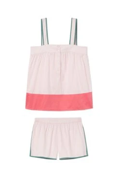 Lake Colorblock Tank Set In Guava