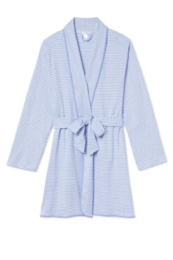 Lake Pima Short Robe In Hydrangea