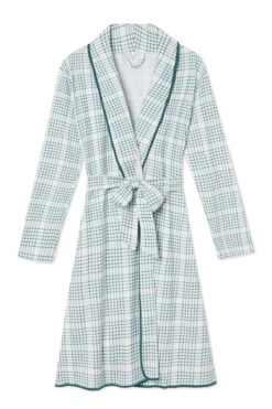 Lake Pima Robe In Juniper Plaid