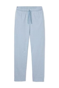 Lake Men's Pima Pajama Pants In Mineral Blue