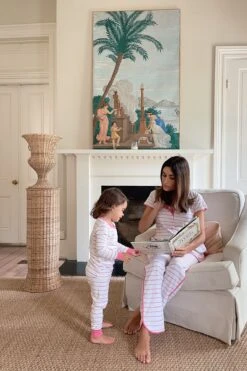 Lake Pima Maternity Short-Long Set In Rose -Lake Shop maternity rose 2