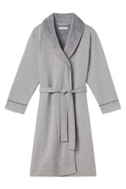 Lake Men's Cozy Robe In Heather Gray
