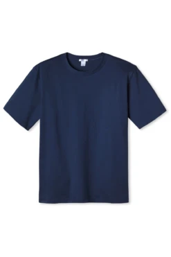 Lake Men's Short Sleeve Pima Tee In True Navy