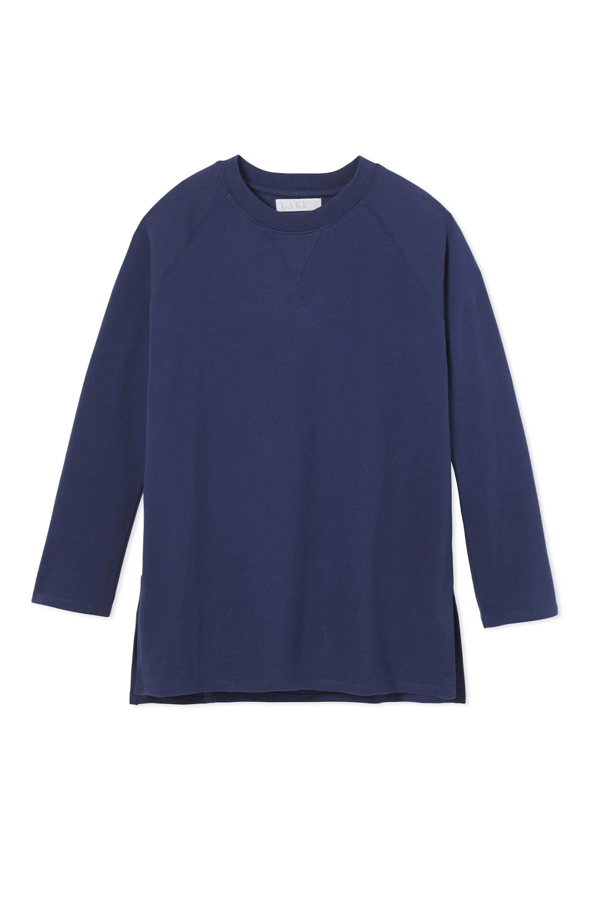 Lake Sweatshirt Tunic In Navy 3 Lake Sweatshirt Tunic In Navy