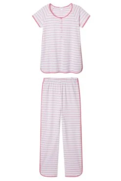 Lake Pima Maternity Short-Long Set In Rose