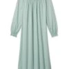 Lake Pima Smocked Long Sleeve Midi Nightgown In Willow -Lake Shop willow nightgown 1200x1800 bb15d315 9999 4afe 9f9d e0cf48e7317d